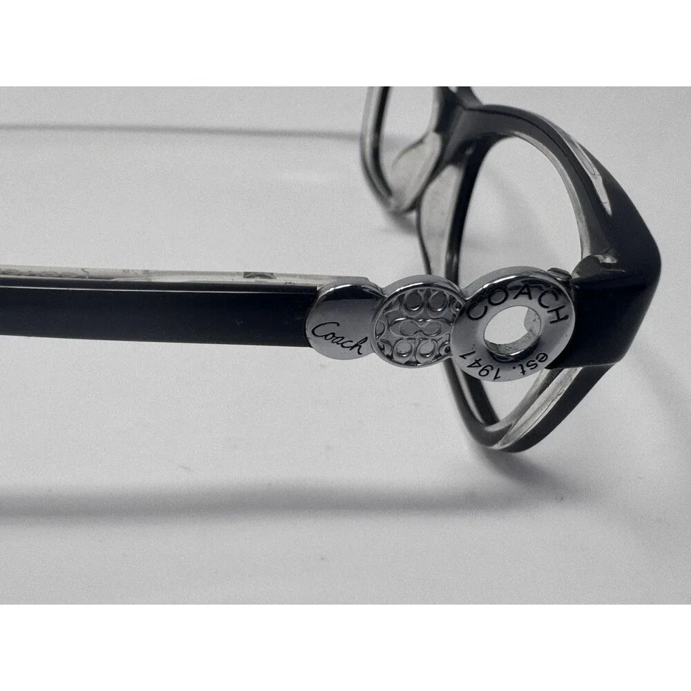 Coach Eyeglass Frames HC6014T Elise 48-15-135 Black/Crystal 5048